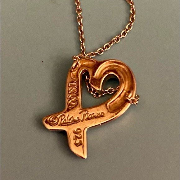 Tiffany & Co Paloma Picasso sterling silver pendant & chain - Picture 3 of 6